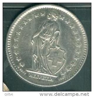 lot 7 pièces suisse, 2 fr ( 1978), 1 fr ( 1977, 1988), 1/2   fr x 2 (1948,1983), 5 cents  x 2(1947, 1983) - pia114