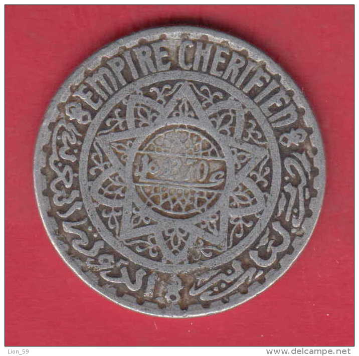 F3724A / - 5 Francs - 1370 / 1950  -  Morocco Maroc Marokko  - Coins Munzen Monnaies Monete - Marruecos