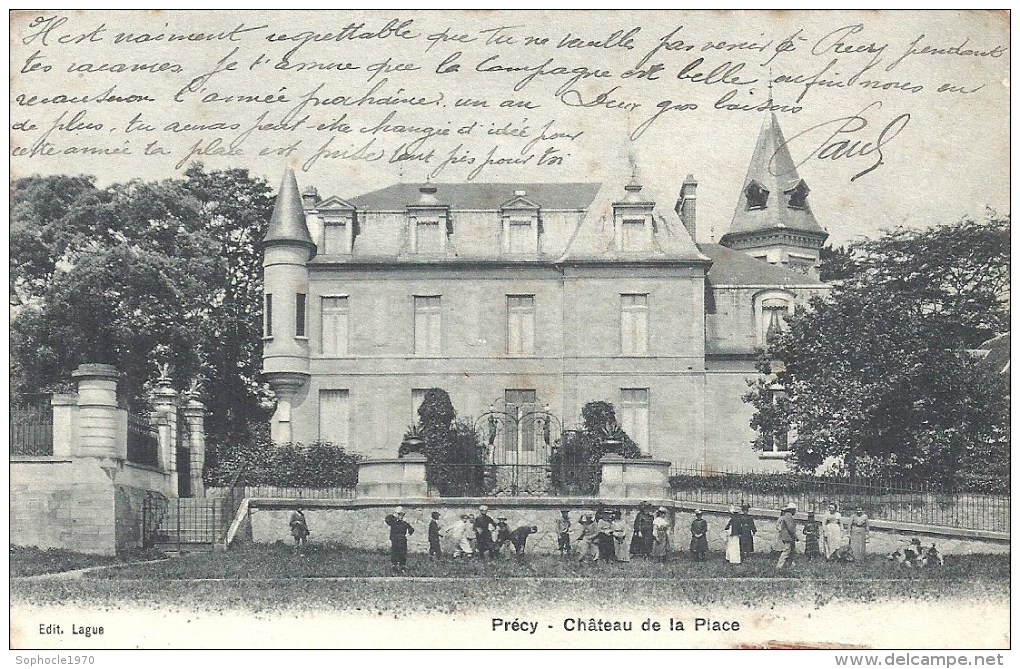 PICARDIE - 60 - OISE - PRECY SUR OISE - Château Dela Place - Précy-sur-Oise