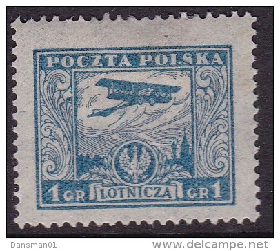 POLAND 1925 Airmail Fi 216 Mint Hinged - Neufs