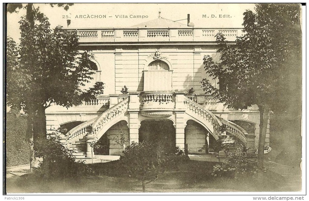 CPA  ARCACHON, Villa Campo  11488 - Arcachon