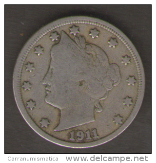 U.S.A. - STATI UNITI D' AMERICA - FIVE CENTS ( 1911 ) LIBERTY - 1883-1913: Liberty