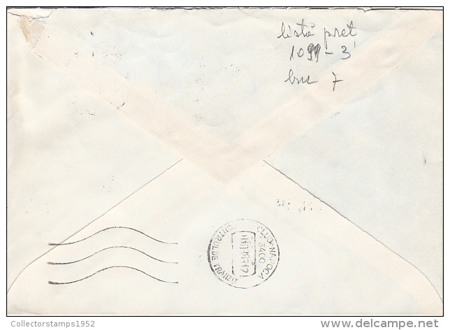 26958- POPULAR ART, CERAMICS, STAMPS ON REGISTERED COVER, CHEMICAL COMPANY HEADER, 1983, ROMANIA - Brieven En Documenten