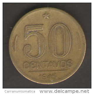 BRASILE 50 CENTAVOS 1945 - Brésil