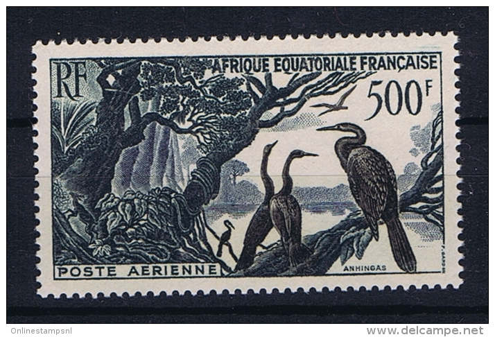A.E.F.  Yv  Ae  53 MH/*  Avec Charnière - Postage Due