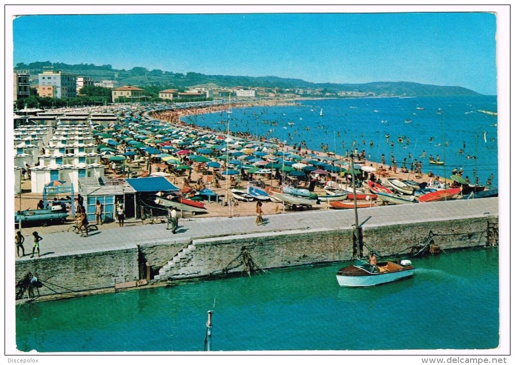 H3422 Fano (Pesaro Urbino) - La Spiaggia - Beach Plage Playa Strand / Viaggiata 1979 - Fano