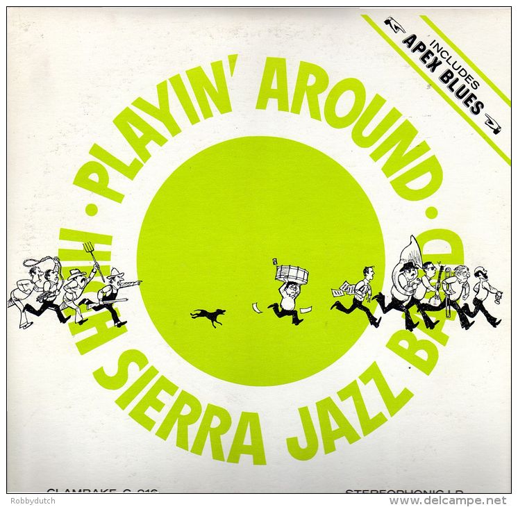 * LP *  HIGH SIERRA JAZZ BAND - PLAYIN' AROUND (USA On Clambeke Records EX!!!) - Jazz