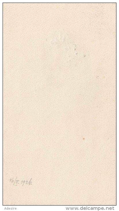 Original Bleistiftzeichnung Eines Künstlers Signiert, Datiert 1926 (Orig., Kein Druck), 16,5 X 9,5 Cm - Tekeningen