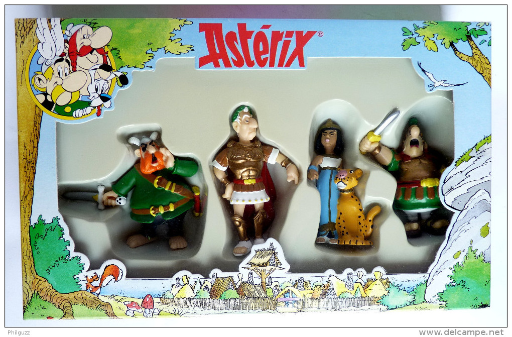 FIGURINE ASTERIX BOITE PLASTOY 4 1998 COMPLETE NEUVE - Asterix & Obelix