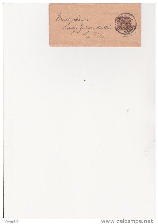 EGYPTE -ENTIER POSTAL BANDE JOURNAL  CAD 1895 - 1866-1914 Khedivaat Egypte