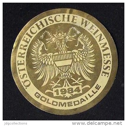 # GOLD MEDAILLE 1984 OSTERREICHISCHE WEINMESSE Austria Wine Bottle Accessory Label Wein Vin Vino Etiquette Etikett - Sonstige & Ohne Zuordnung