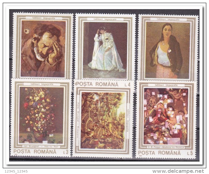 Roemenië 1990, Postfris MNH, Paintings - Nuovi