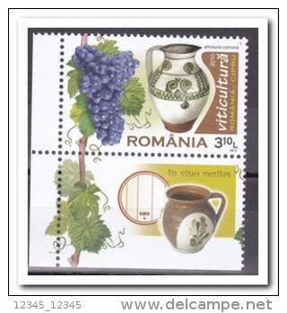 Roemenië 2010, Postfris MNH, Fruit, Wine - Nuovi