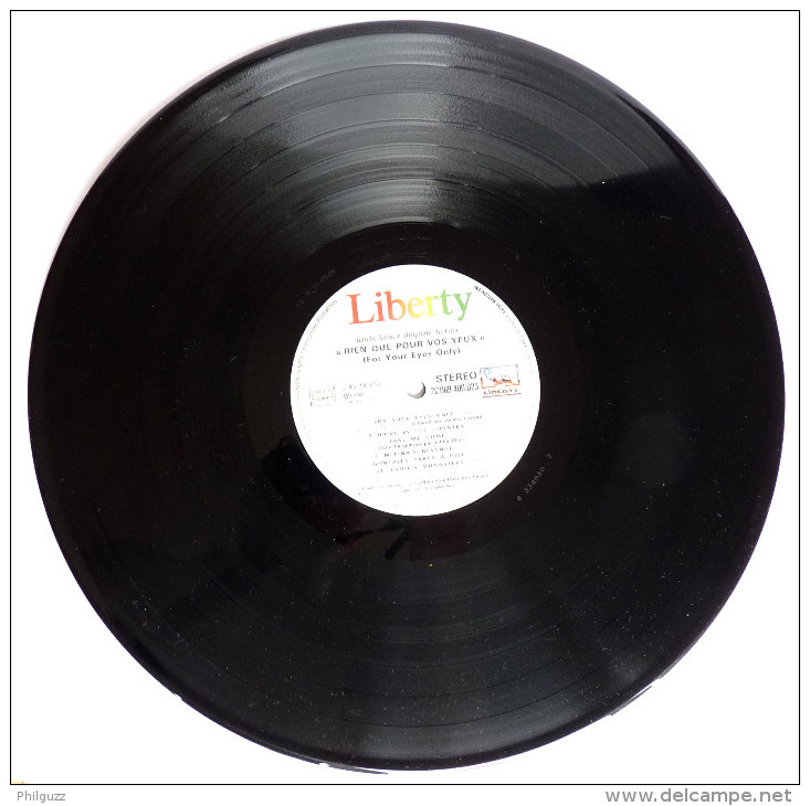 Disque Vinyle 33T JAMES BOND -  RIEN QUE POUR VOS YEUX ( FOR YOUR EYES ONLY ) - PATHE MARCONI 252 2C 068 400023 A - 1981 - Disques & CD