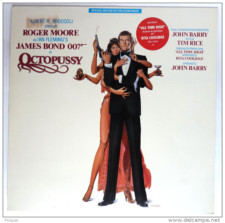Disque Vinyle 33T JAMES BOND -  OCTOPUSSY (2) - AMLX 64967- 1983 - Discos & CD