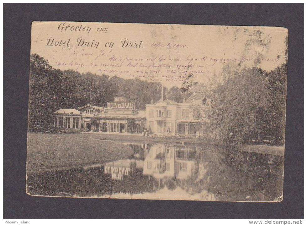 Nederland Briefkaart Hotel Duin En Daal Uit 1900,  Gelopen 14 Apr 1900. - Bloemendaal