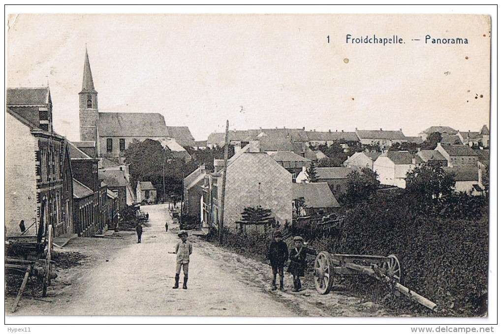 Froidchapelle (1) Panorama Animée Charrette Bon état - Froidchapelle