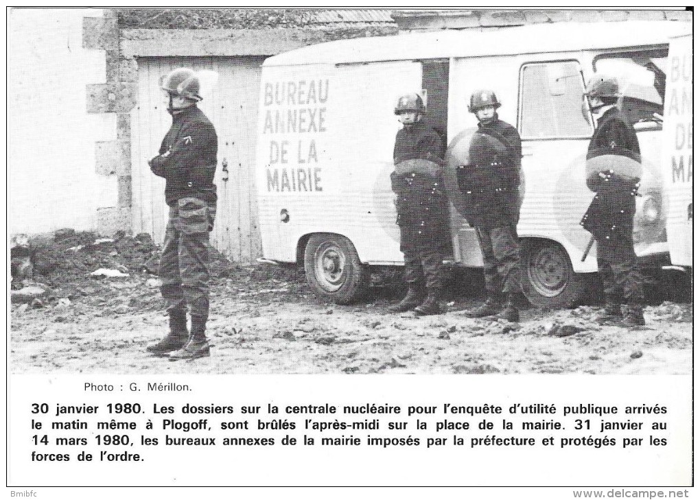 Tirage Limité à 1000 Ex. N° 0151- 30 Janvier 1980. Les Dossiers Sur La Centrale Nucléaire.......le Matin Même à Plogoff. - Manifestations