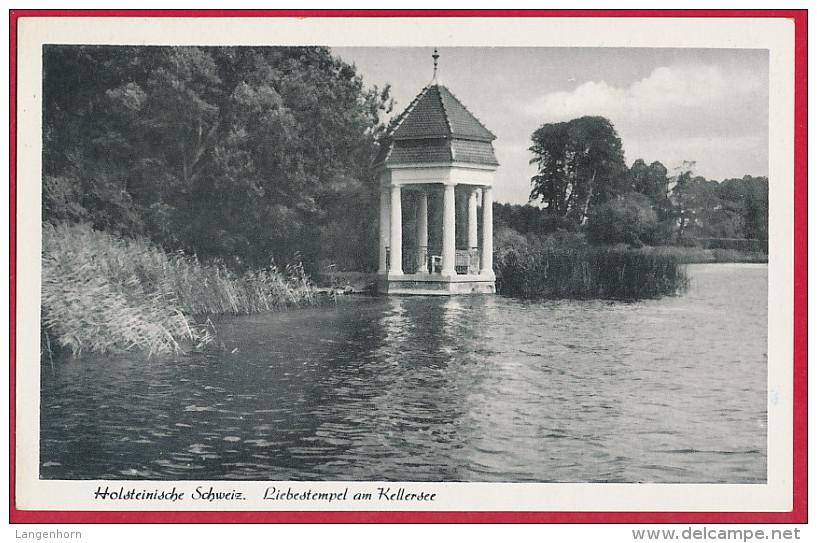 2 AK ´Kellersee / Malente' (Ostholstein) ~ 1956 - Malente-Gremsmuehlen