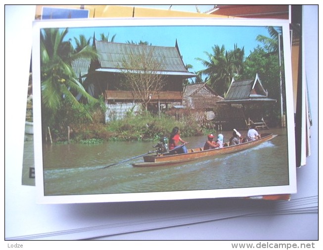 Thailand Bangkok View Of Klong - Thailand