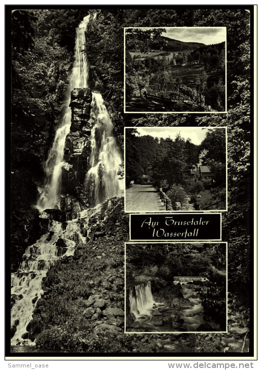 Trusentaler Wasserfall  -  Mehrbild-Ansichtskarte Ca. 1973    (5024) - Meiningen