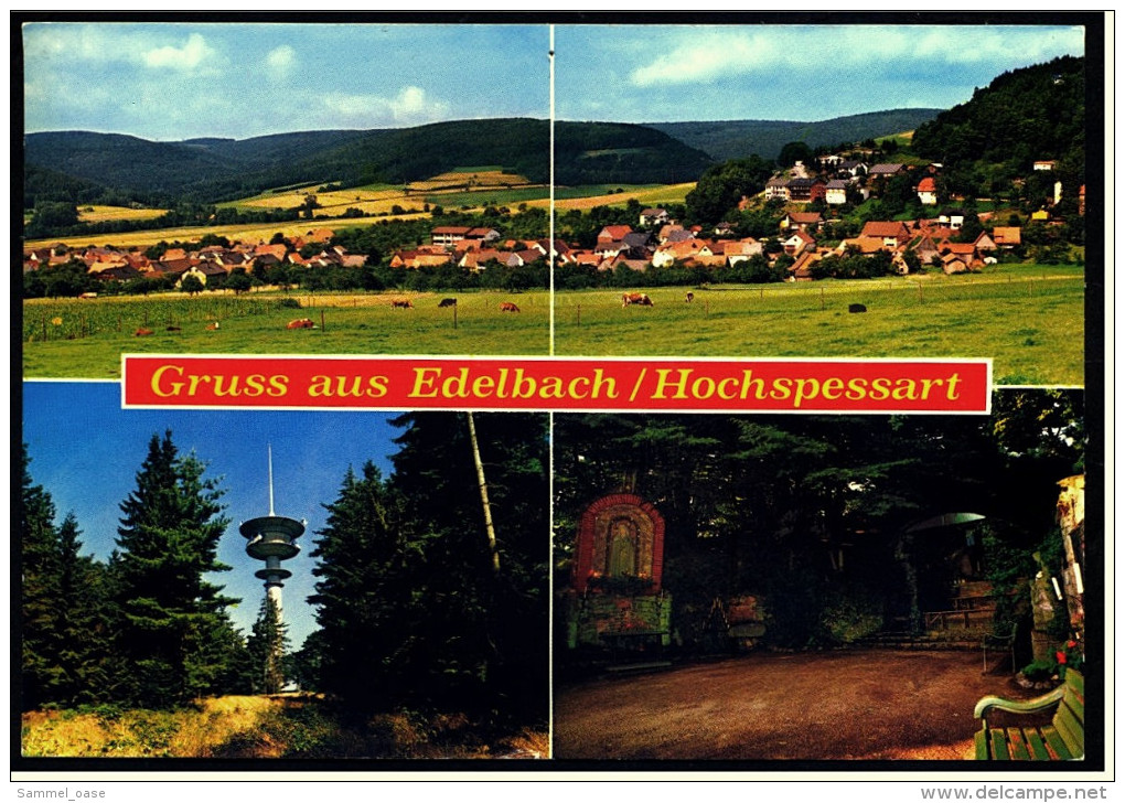 Kleinkahl-Edelbach / Hochspessart  -  Mehrbild-Ansichtskarte Ca. 1986   (5020) - Aschaffenburg