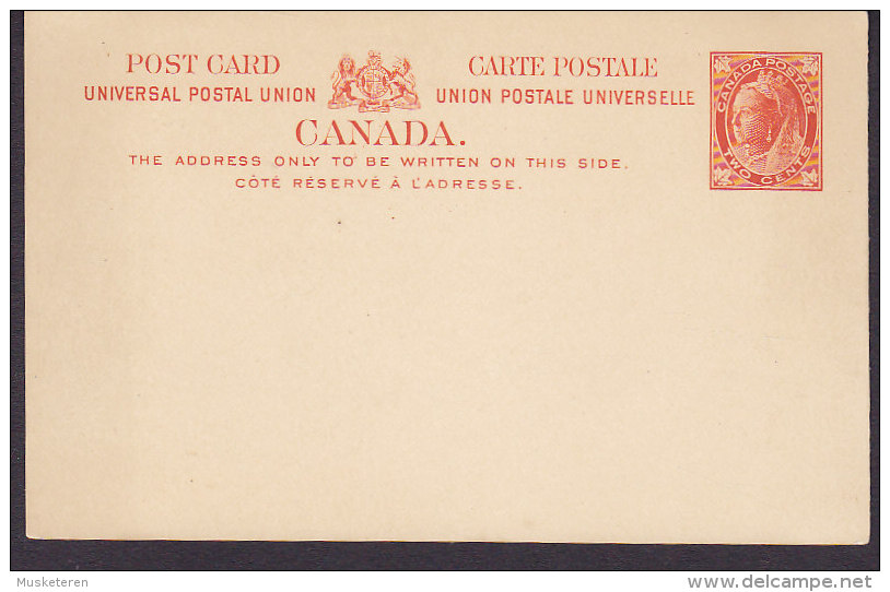 Canada UPU Postal Stationery Ganzsache Entier 2 C. Queen Victoria (Unused) - 1953-.... Reign Of Elizabeth II