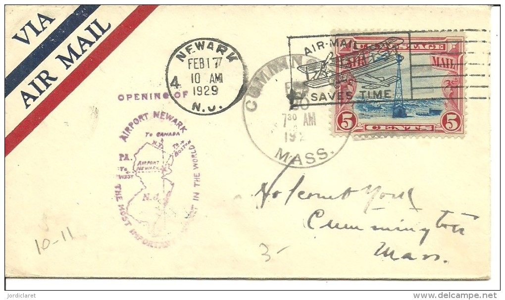 FLIGHT 1929 ESCANER - Lettres & Documents