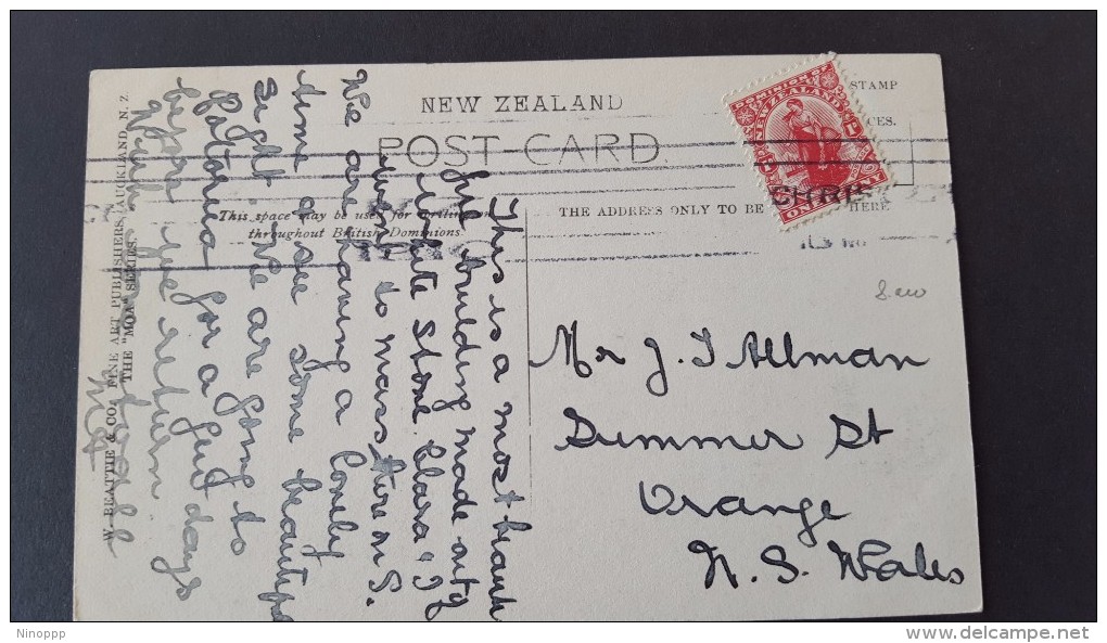 New Zealand 1910 Used Postal Card - Entiers Postaux