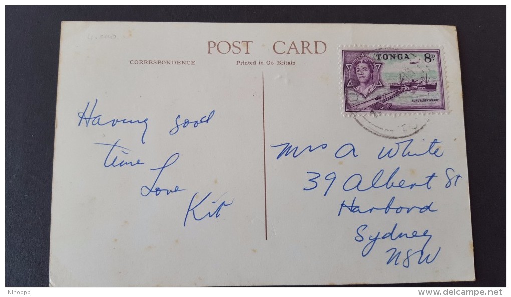 Tonga Used Postcard - Tonga (1970-...)