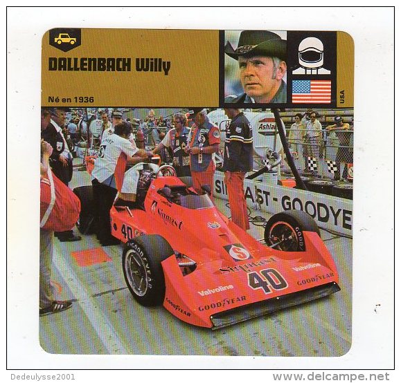 Sept15    70392 Dallenbach Willy   ( Fiche Auto ) - Autosport - F1