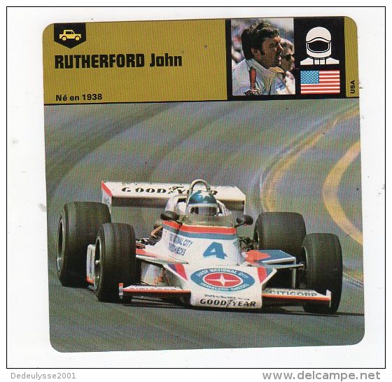 Sept15    70391    Rutherford John   ( Fiche Auto ) - Automovilismo - F1