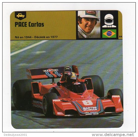 Sept15    63934  Pace Carlos  ( Fiche Auto ) - Automovilismo - F1