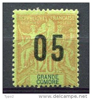 GRANDE COMORE - Yv. N°  23  *  05 S 20c  Cote 1,3 Euro BE R  2 Scans - Nuovi