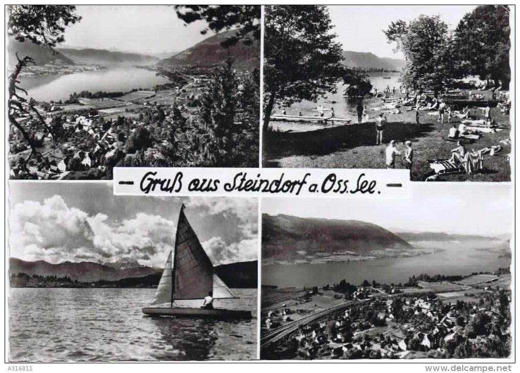 Cpsm  GRUB AUS  STEINDORF Multivues - Ossiachersee-Orte