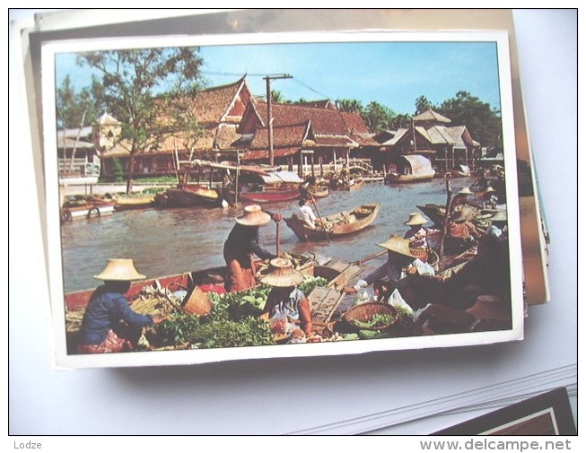 Thailand Bangkok Wat Sai Floating Market - Thailand