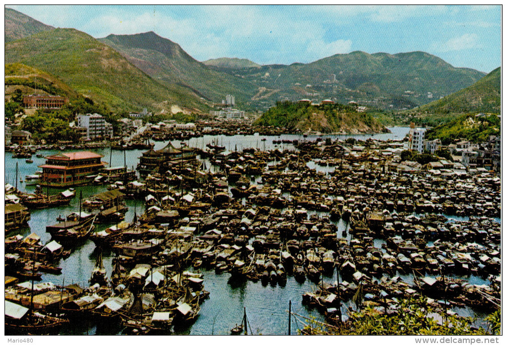 HONG KONG   ABERDEEN  THE  FAMOUS FISHING AREA       (NUOVA) - Cina (Hong Kong)