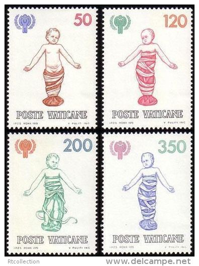 Vatican City 1979 Religions International Year Of The Child IYC Hospital Health Organizations Stamps MNH Michel 755-758 - Unused Stamps