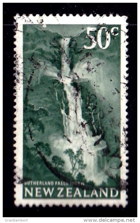 New Zealand 1967 Decimal Currency 50c Sutherland Falls Used - - - Used Stamps