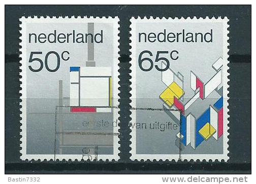 1983 Netherlands Complete Set De Stijl,art,kunst Used/gebruikt/oblitere - Gebruikt