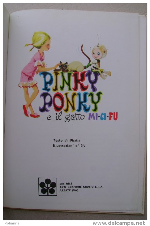 PCS/50 PINKY PONKY E GATTO MI-CI-FU Crosio 1971 Illustrazioni  Di Livraghi - Oud