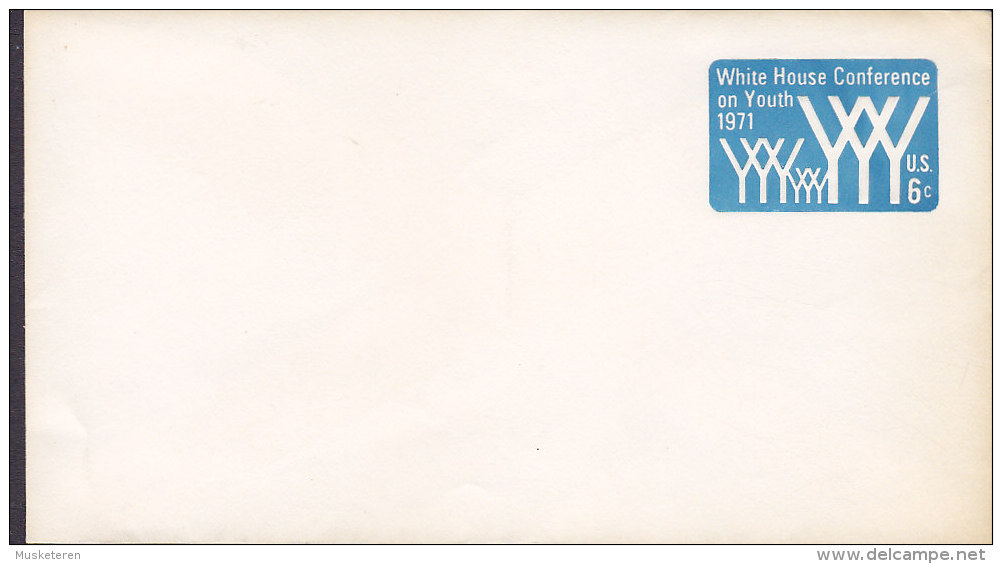 United States Postal Stationery Ganzsache Entier 6 C. White House Conference Of Youth 1971 Cover Lettre - 1961-80