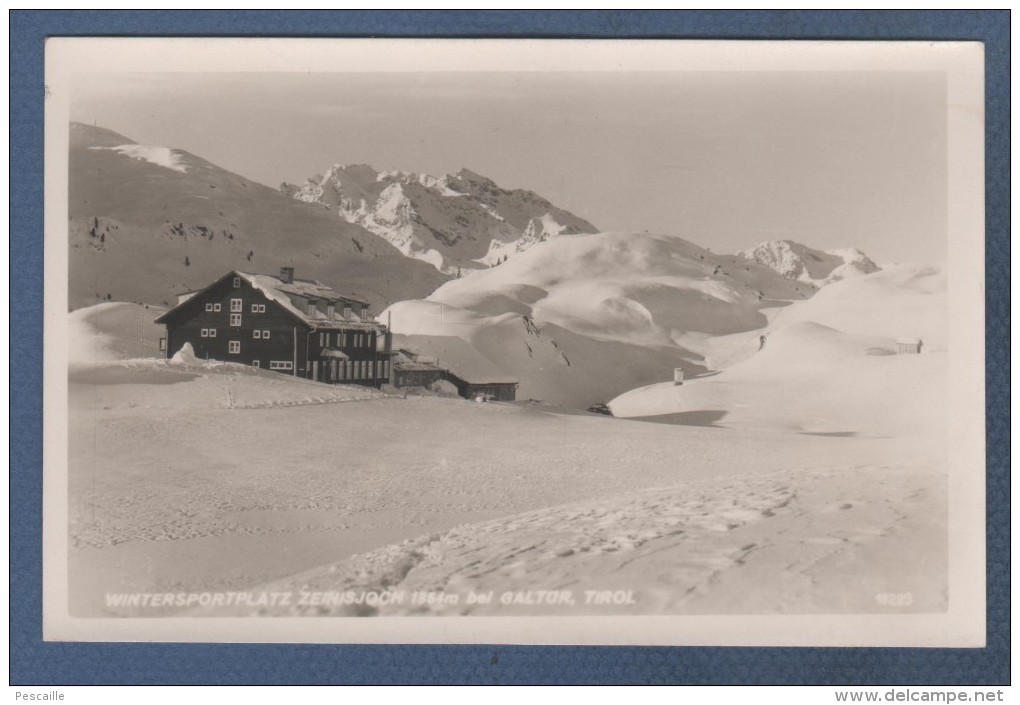 TIROL - CP WINTERSPORTPLATZ ZEINISJOCH BEI GALTUR - PHOTO RISCH-LAU BREGENZ ÖSTERREICH - Galtür