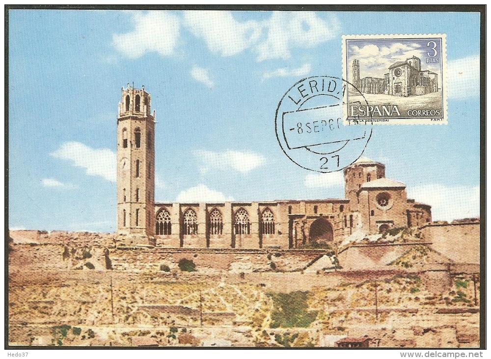 ESPAGNE Carte Maximum - La Seo - Cartes Maximum