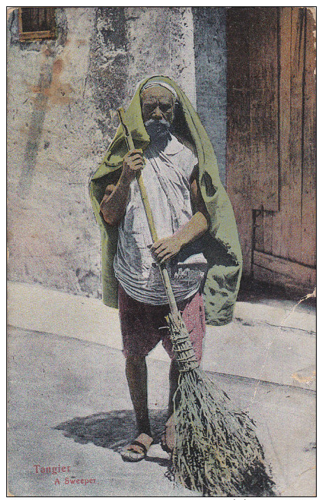 Street Sweeper , TANGER , Morocco , 00-10s - Tanger