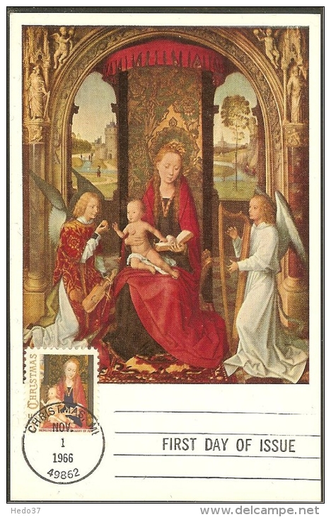 ETATS UNIS Carte Maximum - Vierge Et Enfant Jésus - Cartoline Maximum