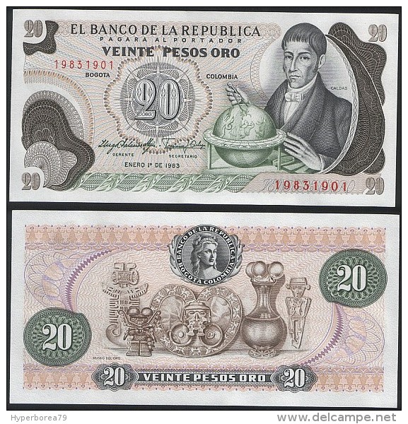 Colombia P 409 D - 20 Pesos Oro 1.1.1983 - UNC - Colombia