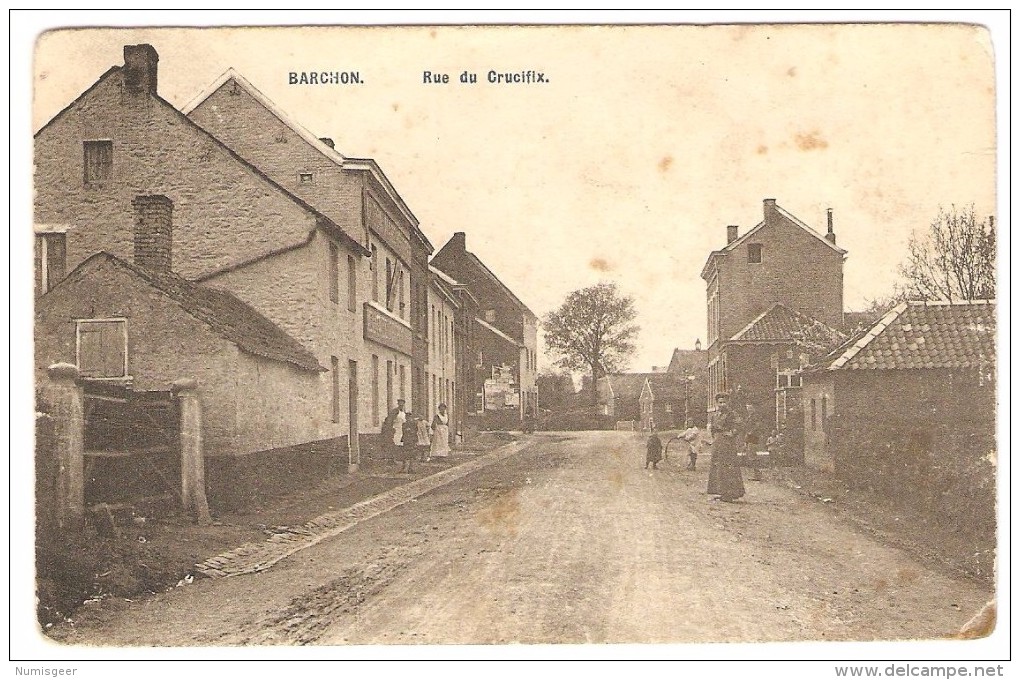 BARCHON  ---   Rue Du Crucifix  ( Abimée ) - Blegny