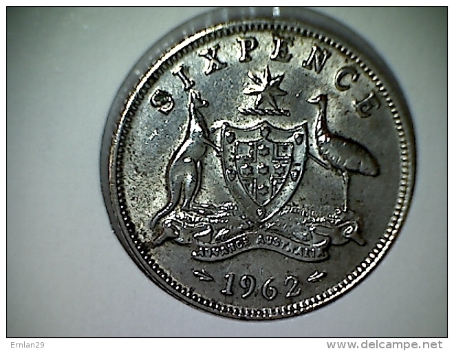 Australie 6 Pence 1962 - Sixpence