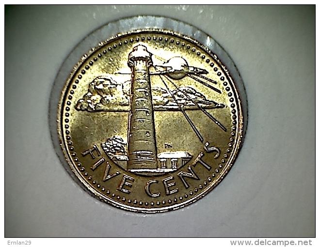 Barbados 5 Cents 1982 TTB - Barbados (Barbuda)